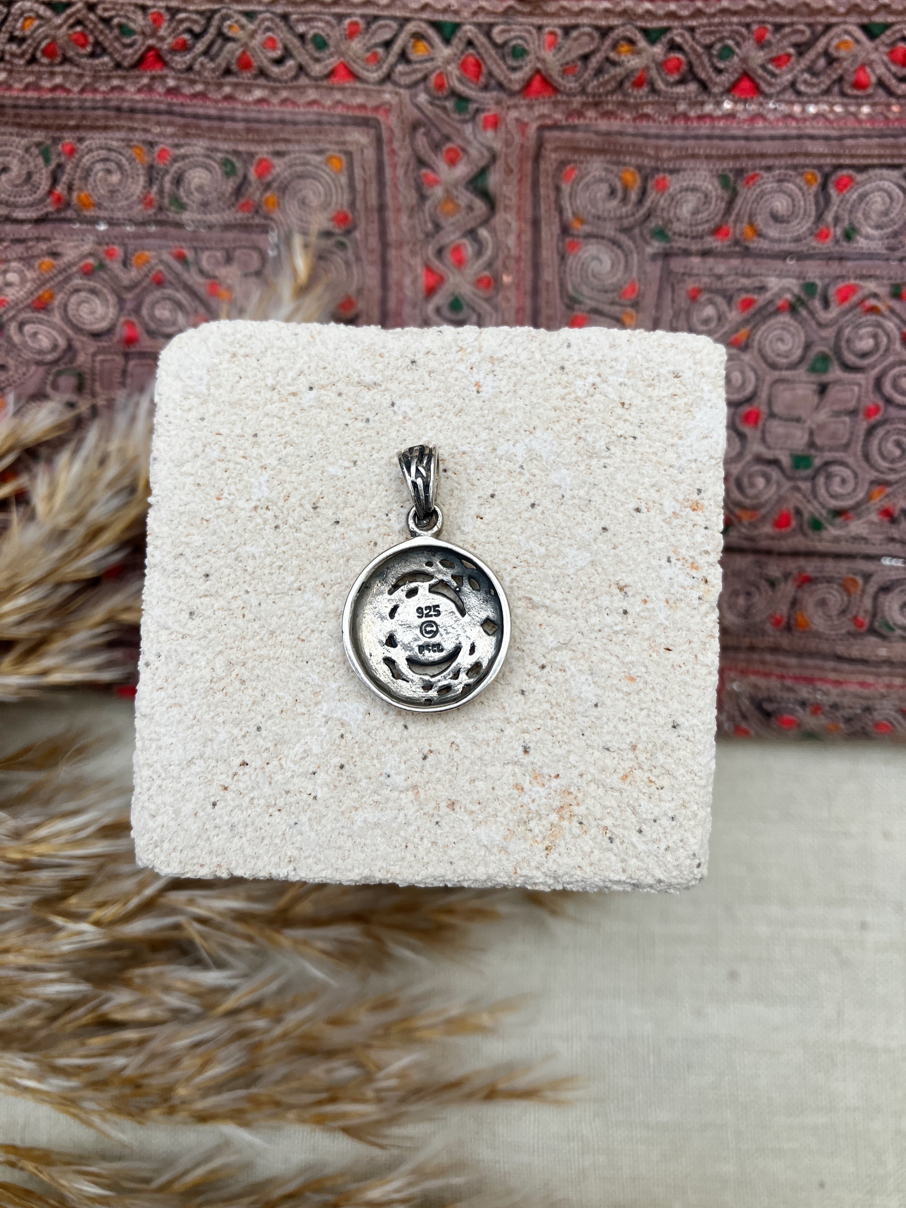 Celtic Sun & Peace Silver Pendant