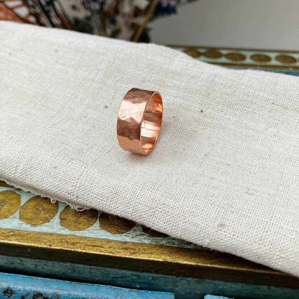 Hammered Copper Ring
