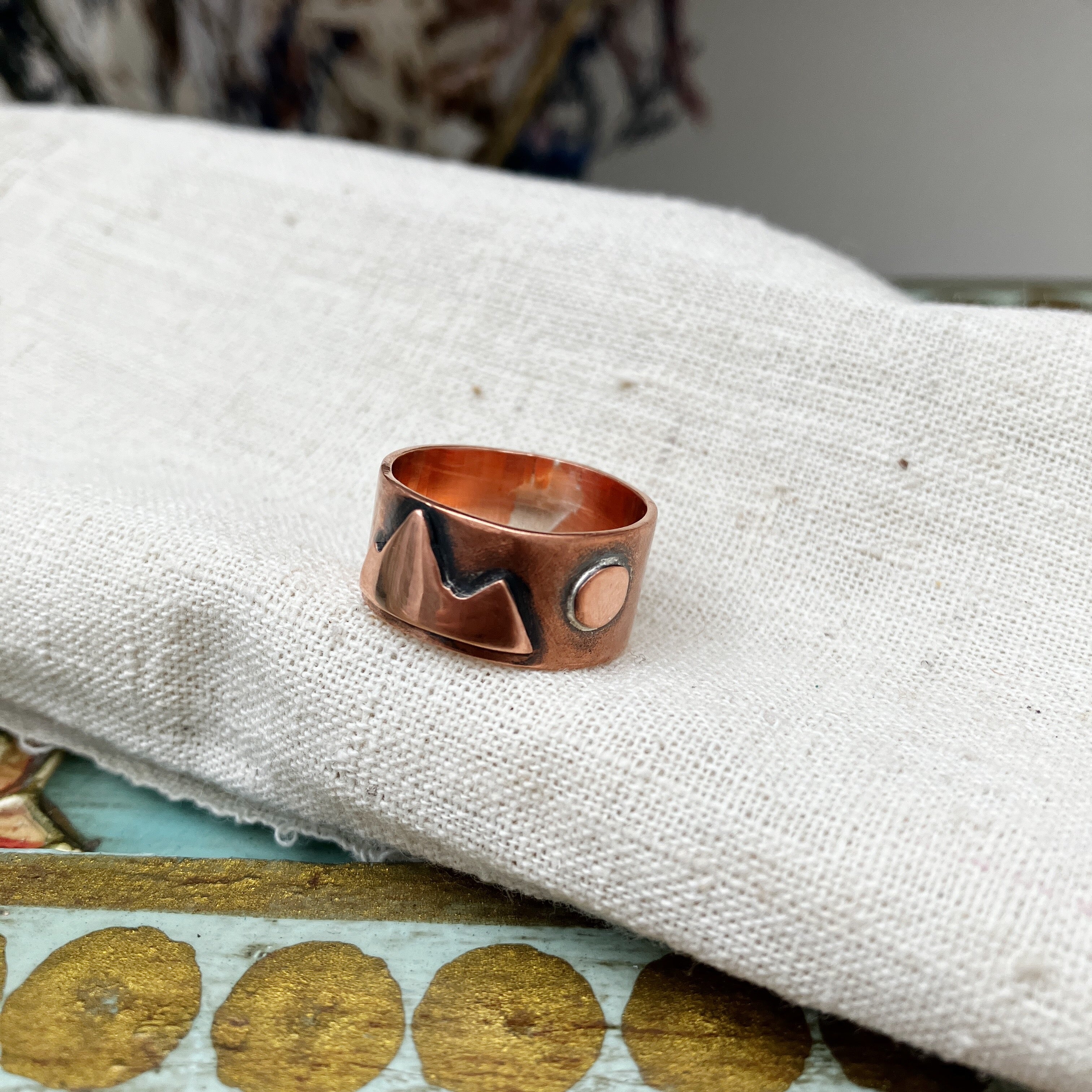 Sun Mountain Copper Ring