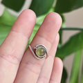 Peridot Sterling Silver Ring K