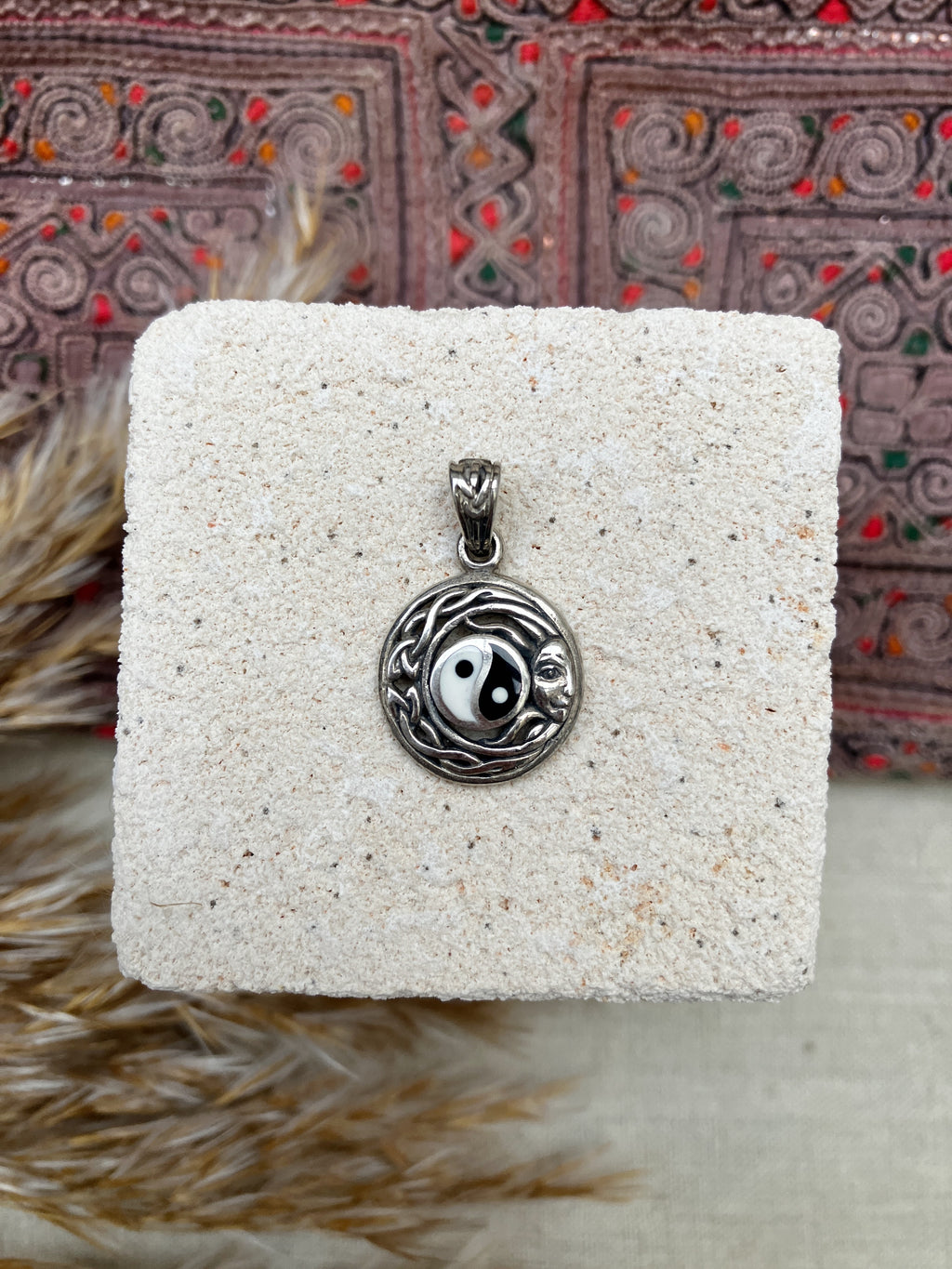 Celtic Sun & Peace Silver Pendant