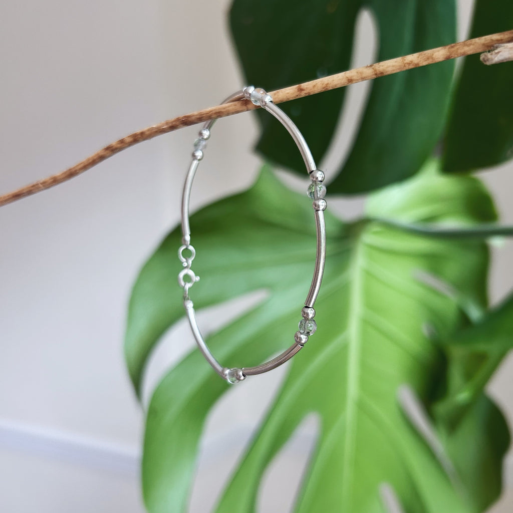 Sterling Silver Beaded Bracelet