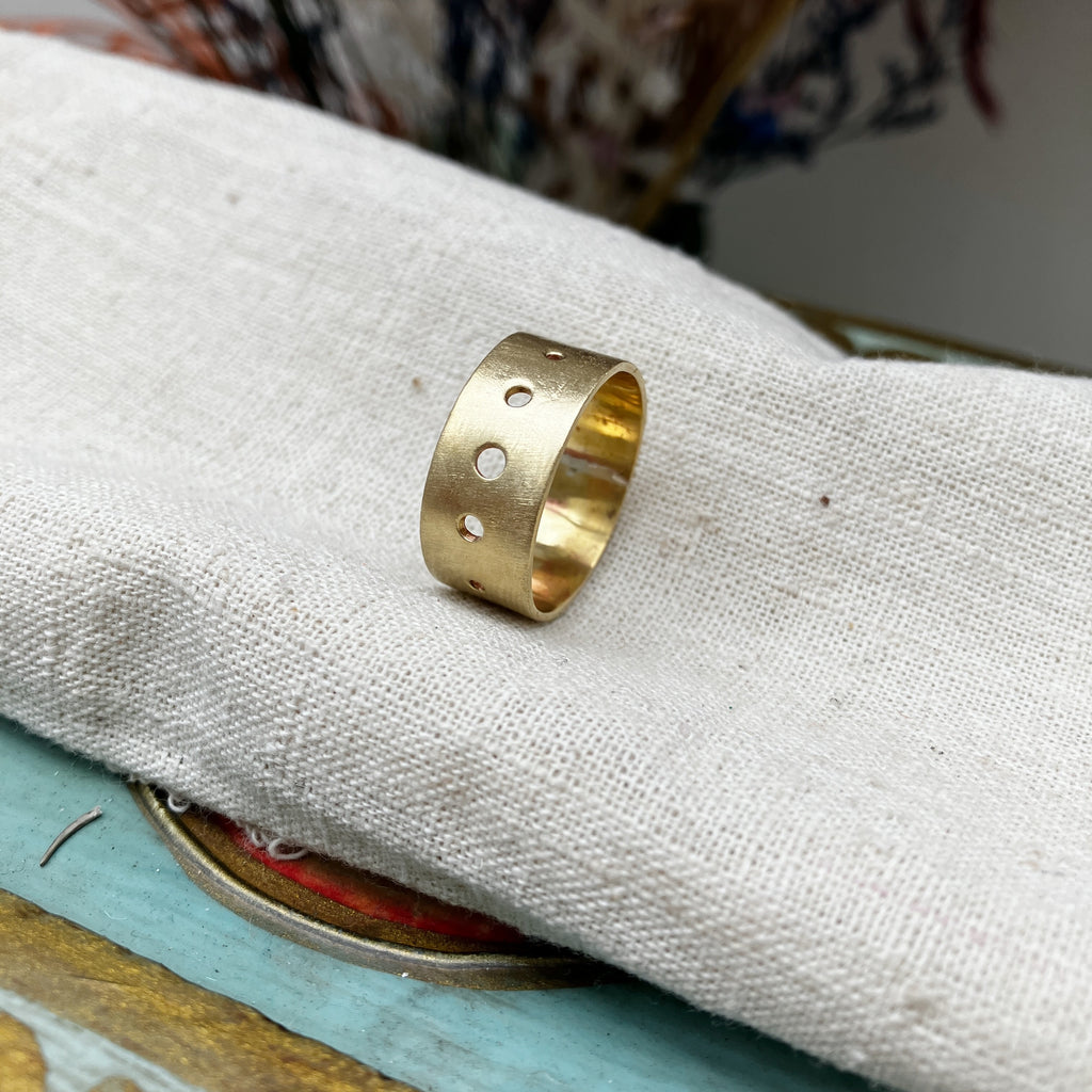 Full Moons Brass Ring