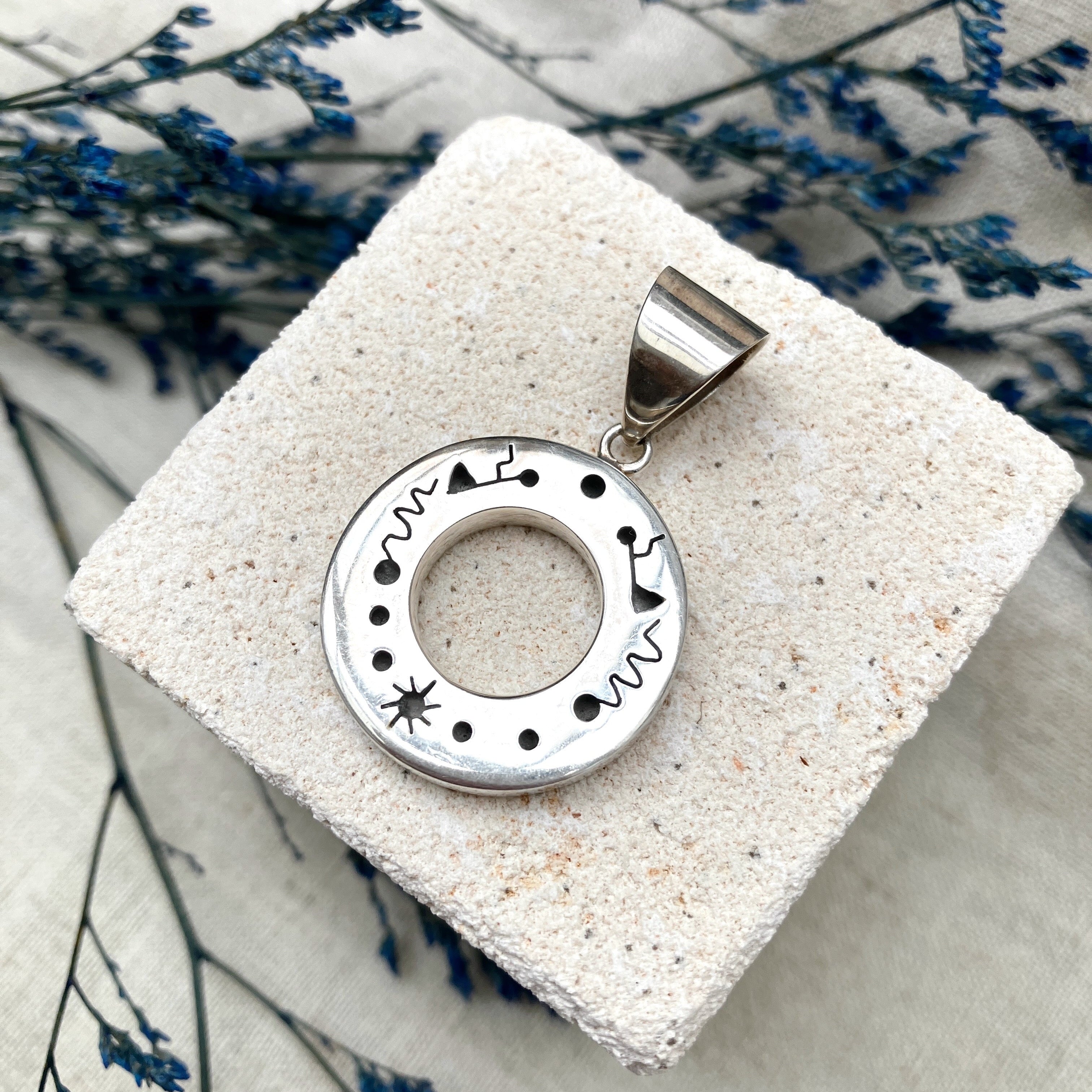 Circle Abstract Pendant