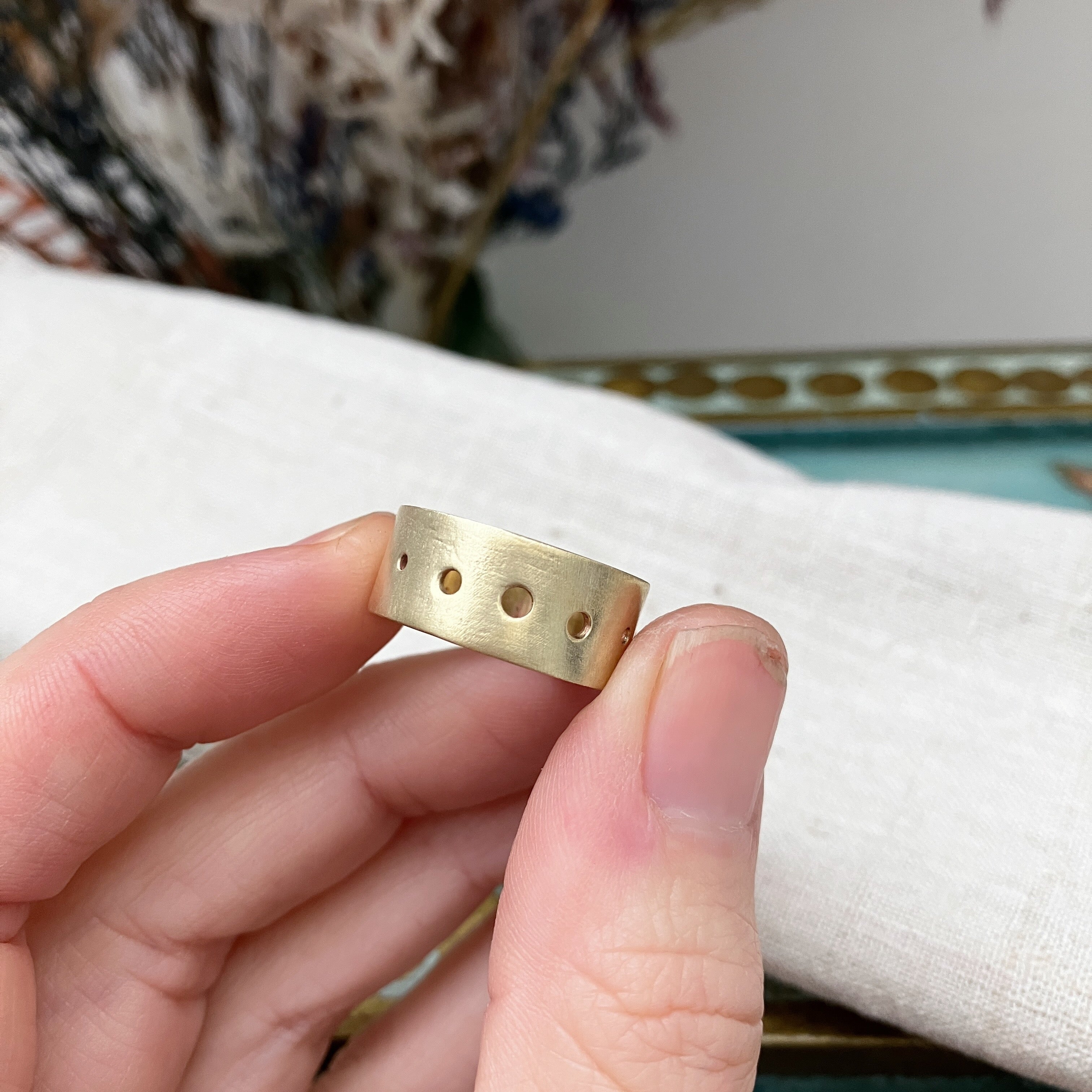 Full Moons Brass Ring