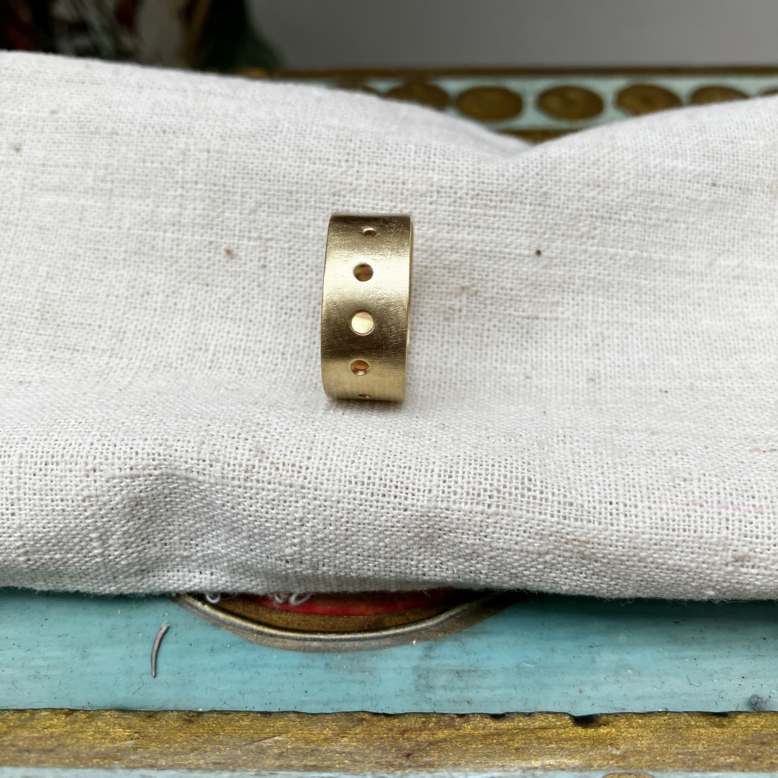 Full Moons Brass Ring