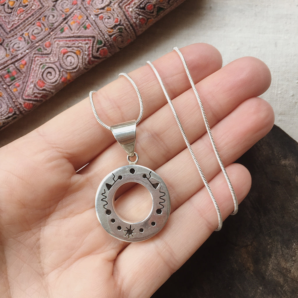 Southwestern Style Cutout Pendant