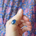 Old Silver Butterfly Wing Ring Q