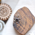 Radial Sterling Silver Pendant